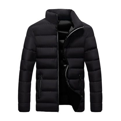 The Monolith-Shield Jacket with Architectural Horizon-Grid & Urban-Matte Shell