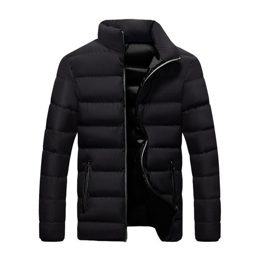 The Monolith-Shield Jacket with Architectural Horizon-Grid & Urban-Matte Shell