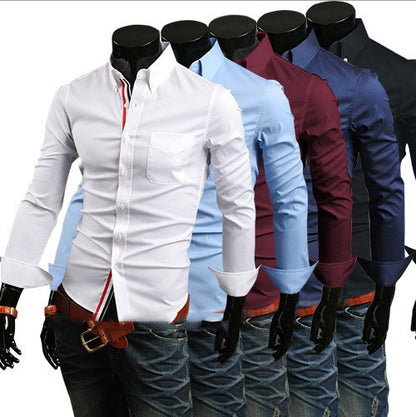 Executive Peak Tailored Long-Sleeve Shirt