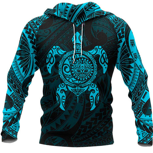 Polynesian-Vanguard Statement-Pullover with High-Density Geometric-Grid & Sculptural Hood
