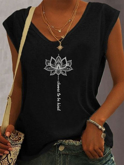Lotus Bloom "Choose Kindness" Zen Tee