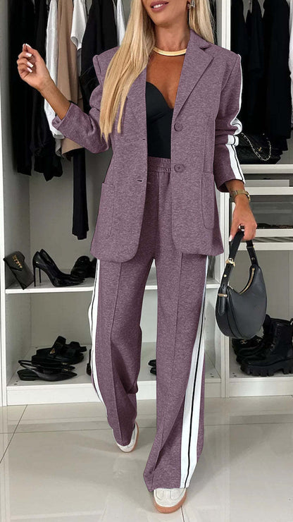 Nordic Sport-Chic Single-Breasted Blazer