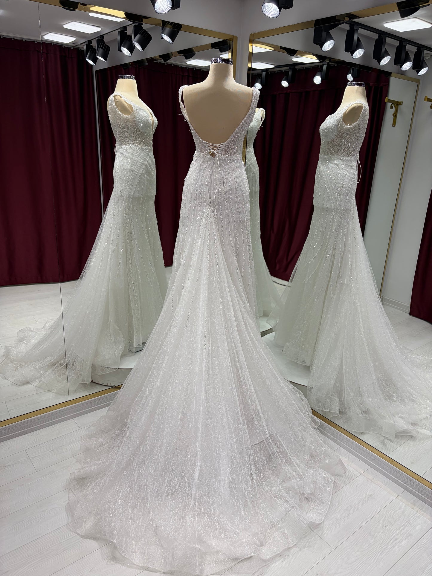 Boventi Ethereal Dream Lace Gown #1099