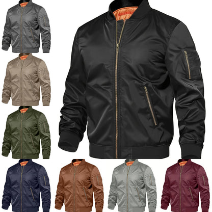 Crescent-Aviator Jacket in "Thermal-Shield" Fabric with Integrated Command-Profile