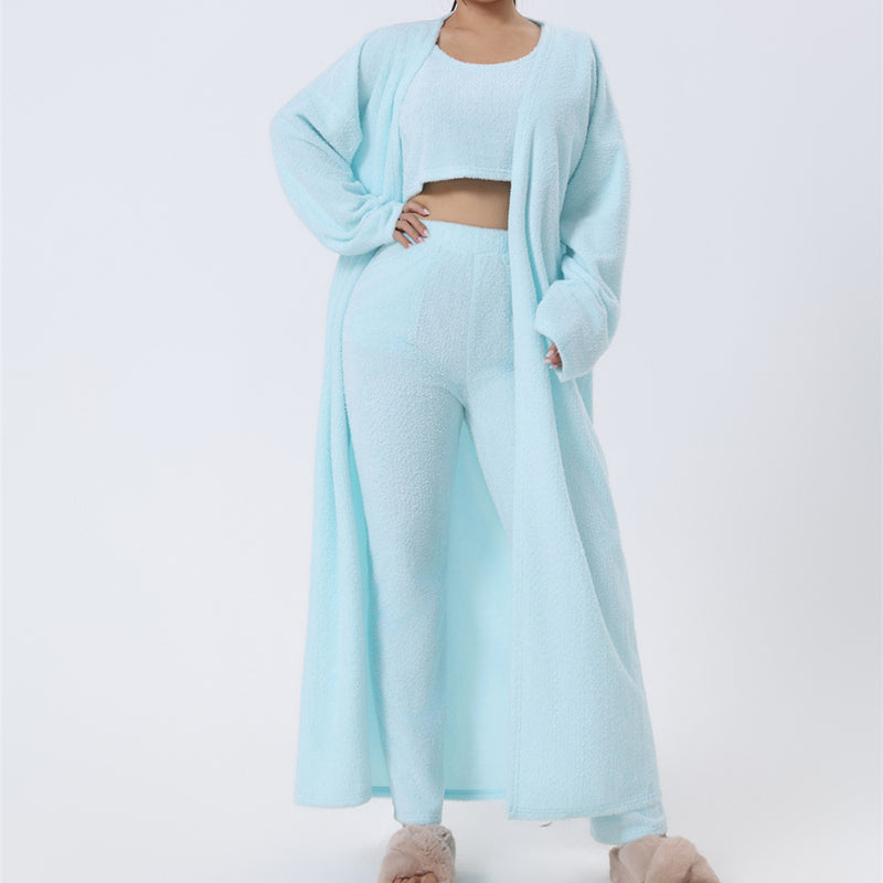 Aria Fuzzy Knit 3-Piece Co-ord Set