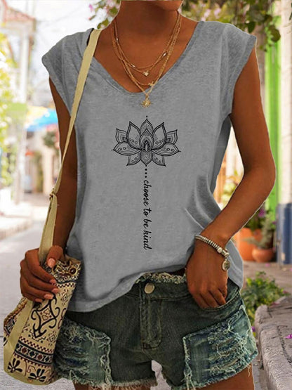 Lotus Bloom "Choose Kindness" Zen Tee