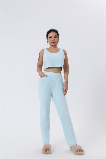 Aria Fuzzy Knit 3-Piece Co-ord Set