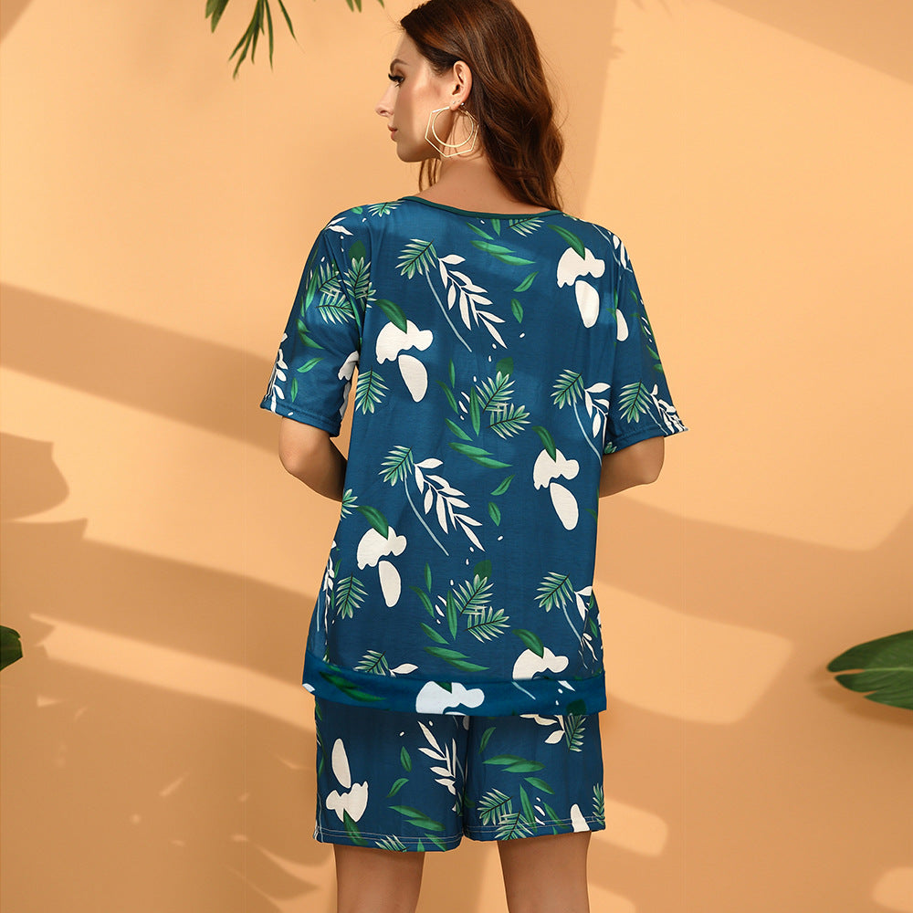 Monolith-Jungle Duo in "Cool-Glide" Jersey with Precision Graphic-Bloom