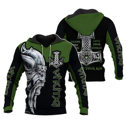 Polynesian-Vanguard Statement-Pullover with High-Density Geometric-Grid & Sculptural Hood