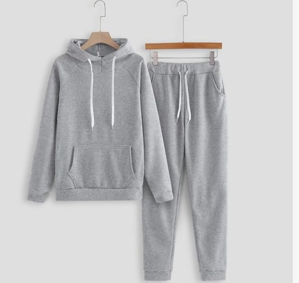 The Contrast-Flow Hoodie Duo with High-Vis Drawstring Architecture