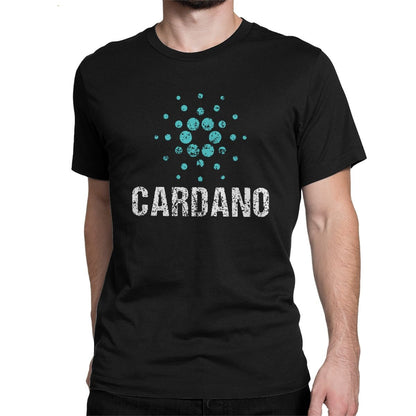 The Cardano-Legacy Distressed-Tee with Architectural Crypto-Inlay & Urban-Fit