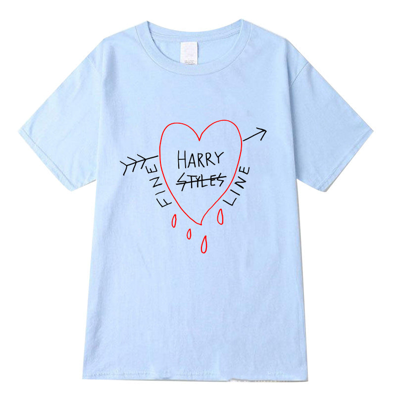 Fine Line Heart & Arrow Graphic Tee