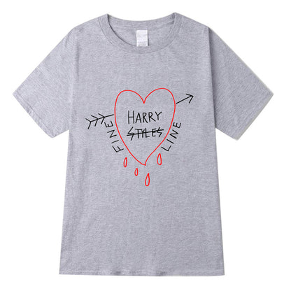 Fine Line Heart & Arrow Graphic Tee