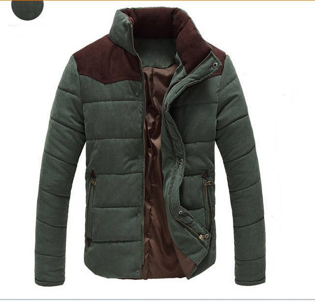 Executive-Expedition Statement-Outerwear with High-Density Horizon-Grid & Sculptural Collar