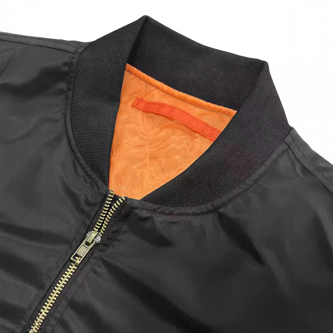 Crescent-Aviator Jacket in "Thermal-Shield" Fabric with Integrated Command-Profile