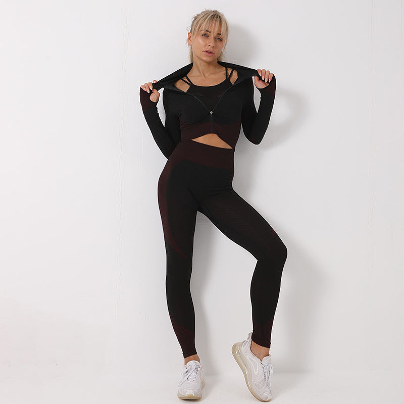 The Kinetic Skin 3-Piece Seamless Set with Biometric Compression Zones