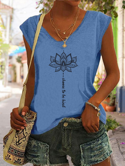 Lotus Bloom "Choose Kindness" Zen Tee