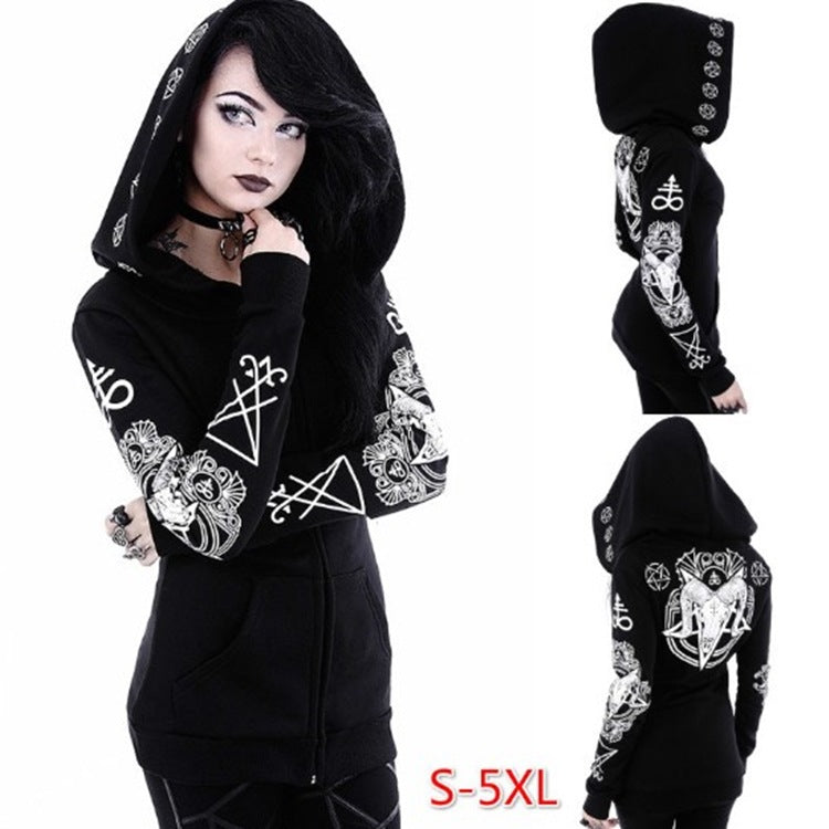 Vespera Dark-Arts Graphic Sweatshirt