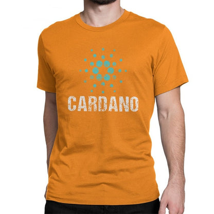 The Cardano-Legacy Distressed-Tee with Architectural Crypto-Inlay & Urban-Fit