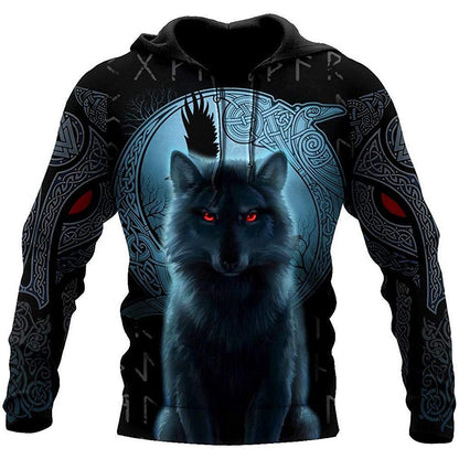 Polynesian-Vanguard Statement-Pullover with High-Density Geometric-Grid & Sculptural Hood
