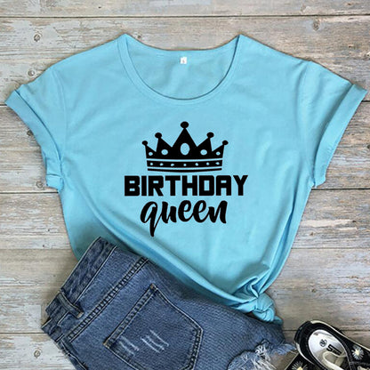 Birthday Queen Crown Graphic Tee