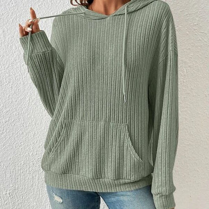 Modern Urban Knitwear Hoodie with Relaxed Scandi-Style Fit