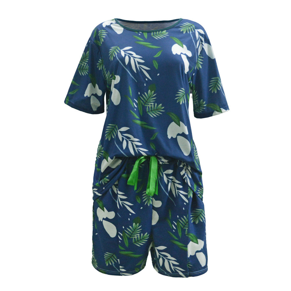 Monolith-Jungle Duo in "Cool-Glide" Jersey with Precision Graphic-Bloom