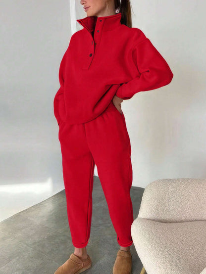 Vector-Zero Fleece-Duo with High-Density Button-Down "Guard" Collar