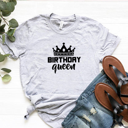 Birthday Queen Crown Graphic Tee