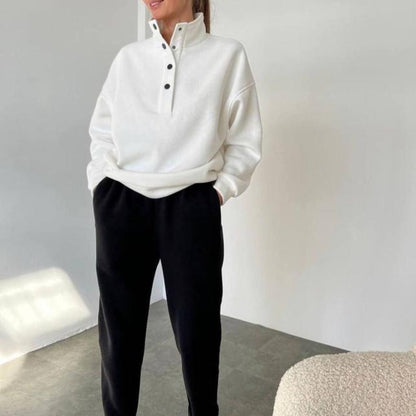 Vector-Zero Fleece-Duo with High-Density Button-Down "Guard" Collar