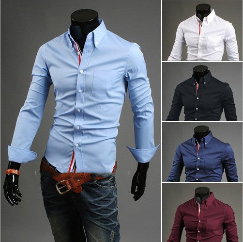 Executive Peak Tailored Long-Sleeve Shirt