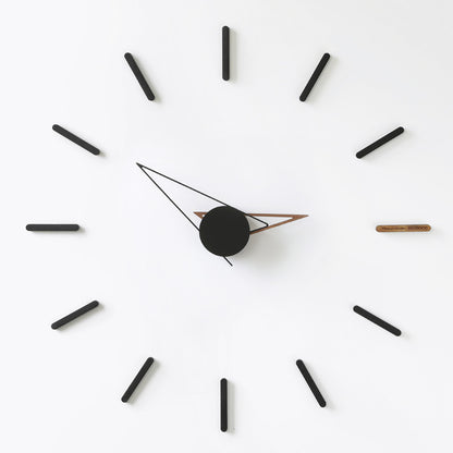 The Meridian Geometric Wall Sculpture Clock