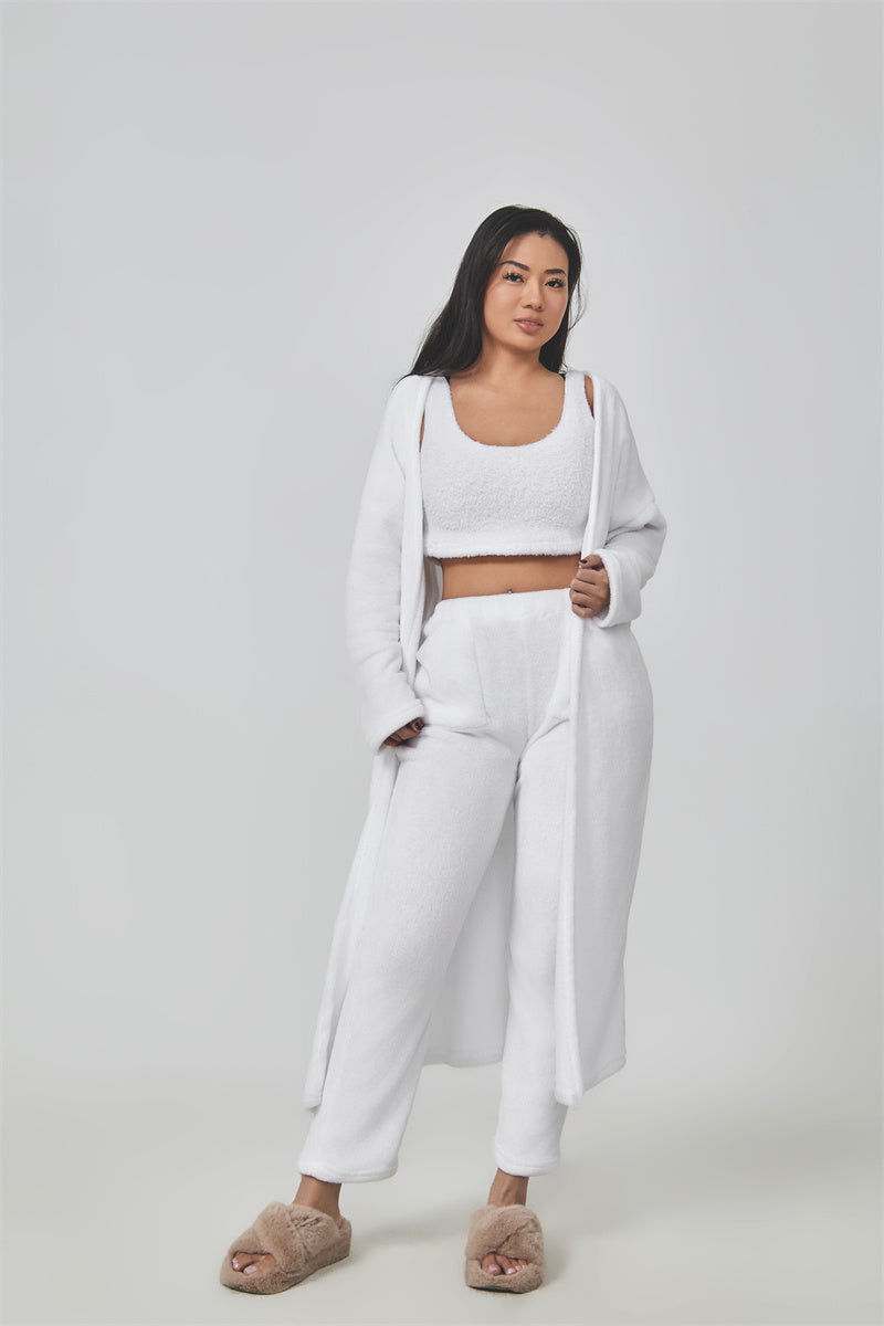 Aria Fuzzy Knit 3-Piece Co-ord Set